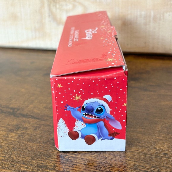 Disney Lilo & Stitch glassware set of four 1.5 oz shot display glasses Christmas - Picture 6 of 9